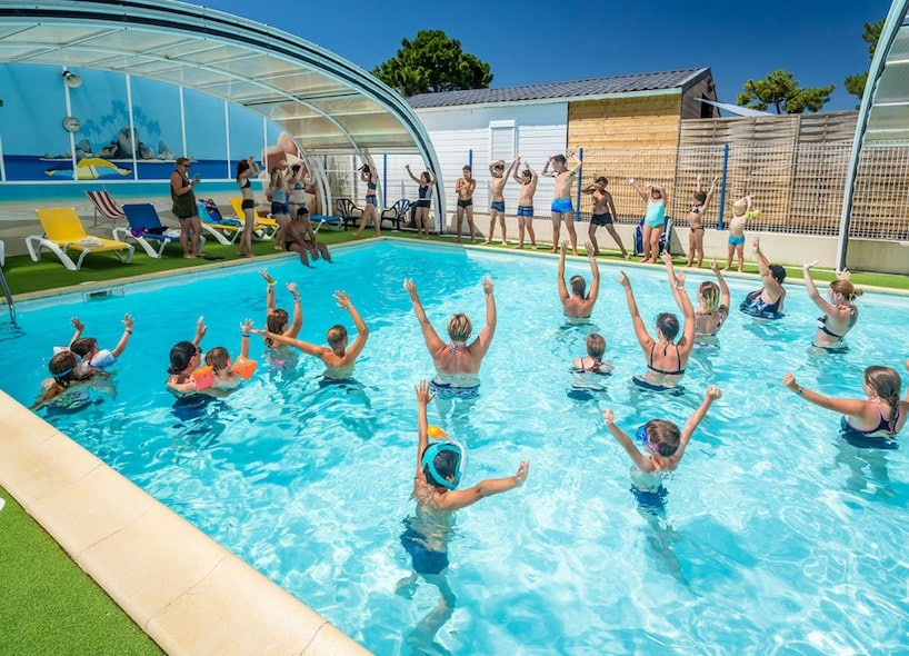 Aloa Vacances : Les Flots Bleus Aquagym zwembad