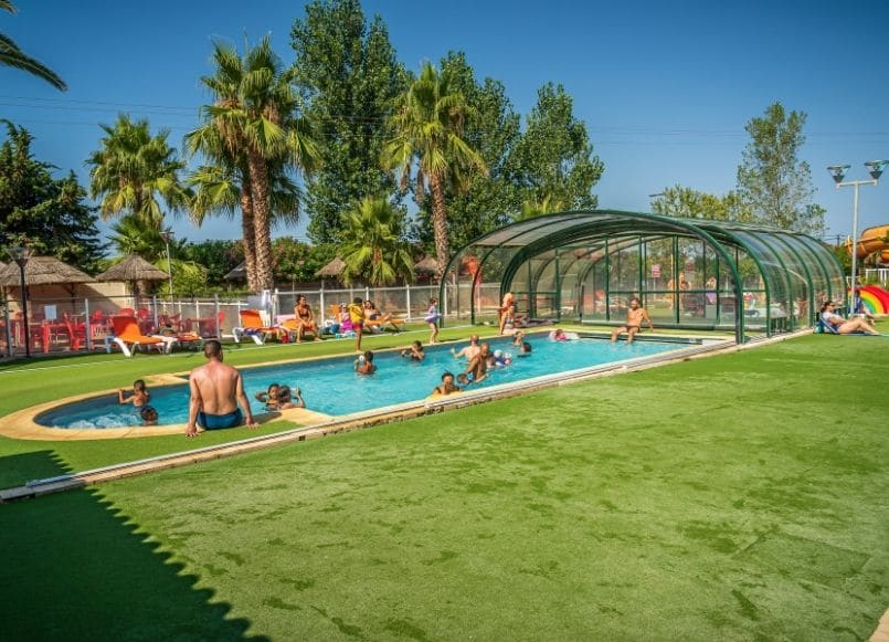 Aloa Vacances : espace aquatique du camping avec piscine le Clos Virgile