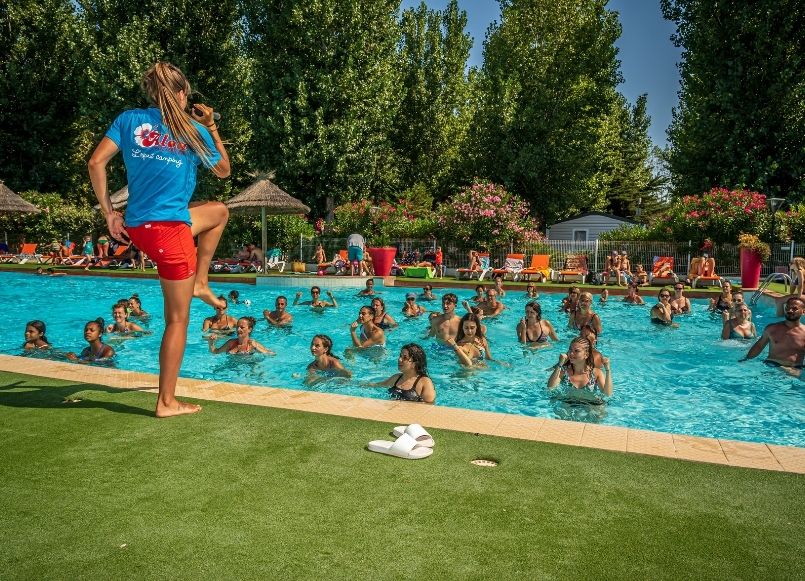 Aloa Vacances : animations au sein du camping avec piscine à serignan Clos Virgile 