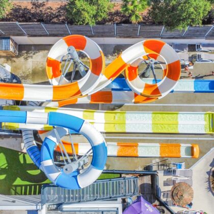 Wasserpark 13 Pirons toboggans 2026