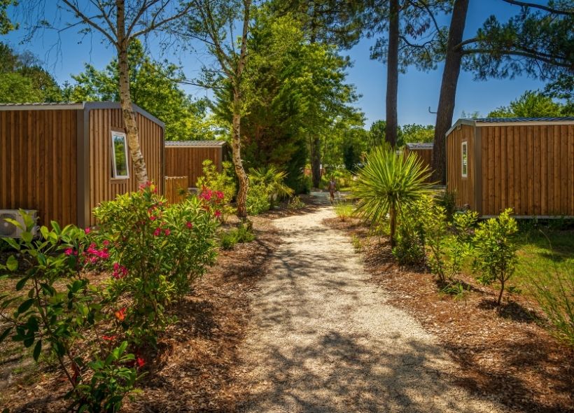 location mobil home camping 4 étoiles à Hourtin, Gironde