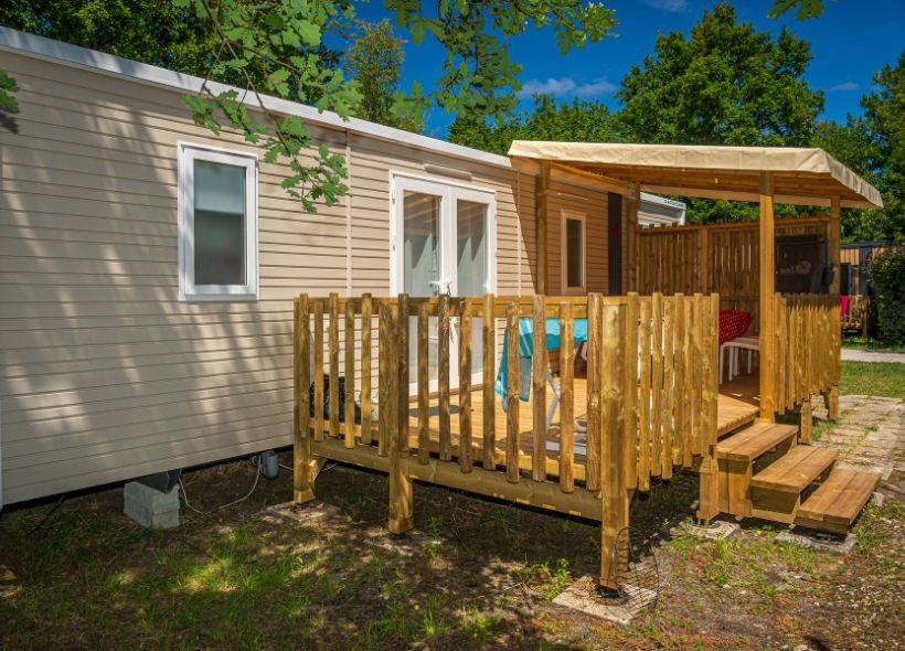 location mobil home camping 4 étoiles à Hourtin, Gironde
