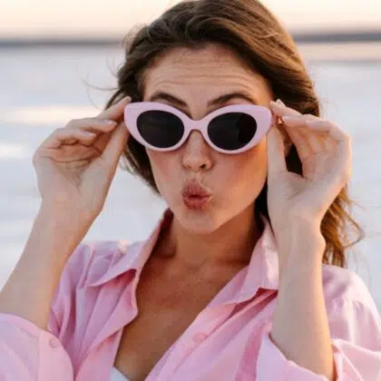 Assurance météo 10 Etiquette de Bougie Format Paysage Elegante Rouge Pastel et Blanc